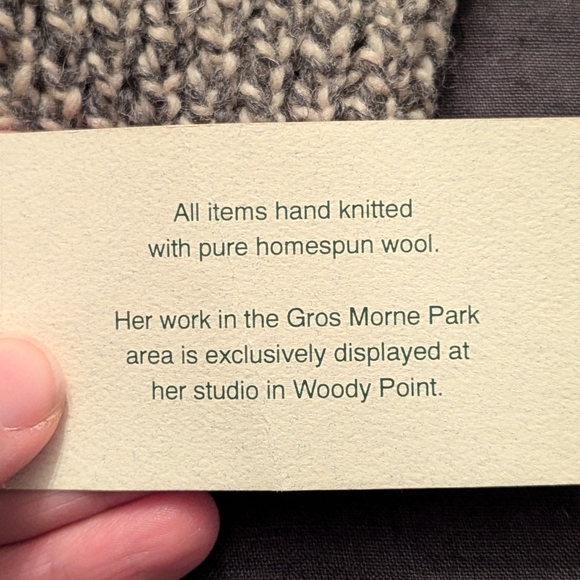 Men's Gray Sweater with Button Detail - Picture 7 of 14